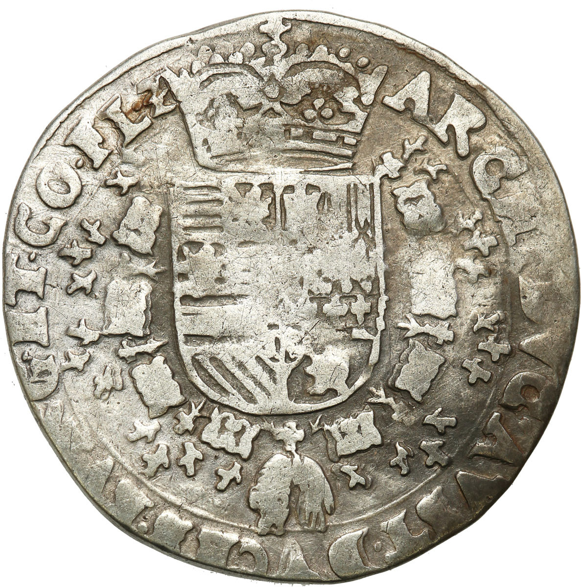 Niderlandy hiszpańskie, Albert i Elżbieta (1598-1621). Flandria, 1/4 patagona bez daty